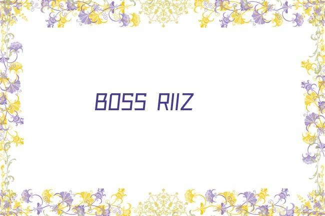 BOSS RIIZ剧照